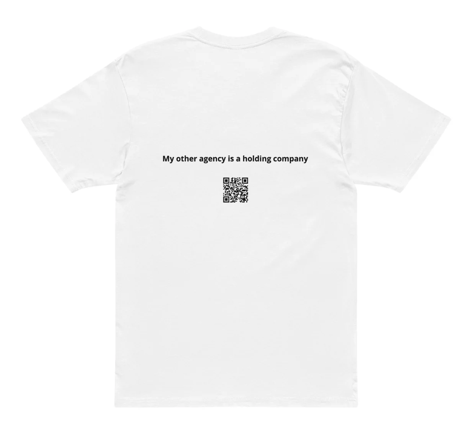 My Other Agency T-shirt — back